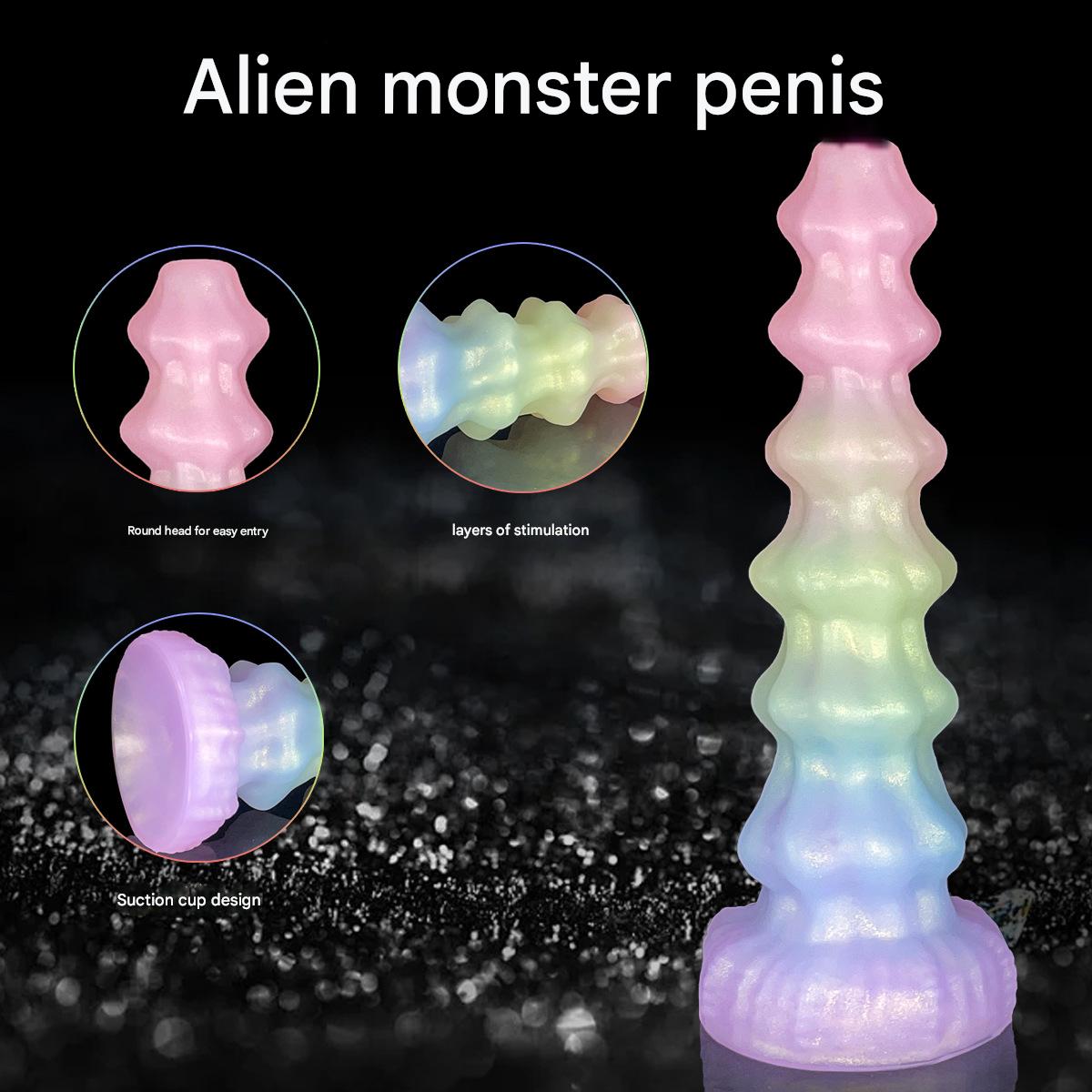 Giant Monster Cock Sucker Knot Monster Dildo