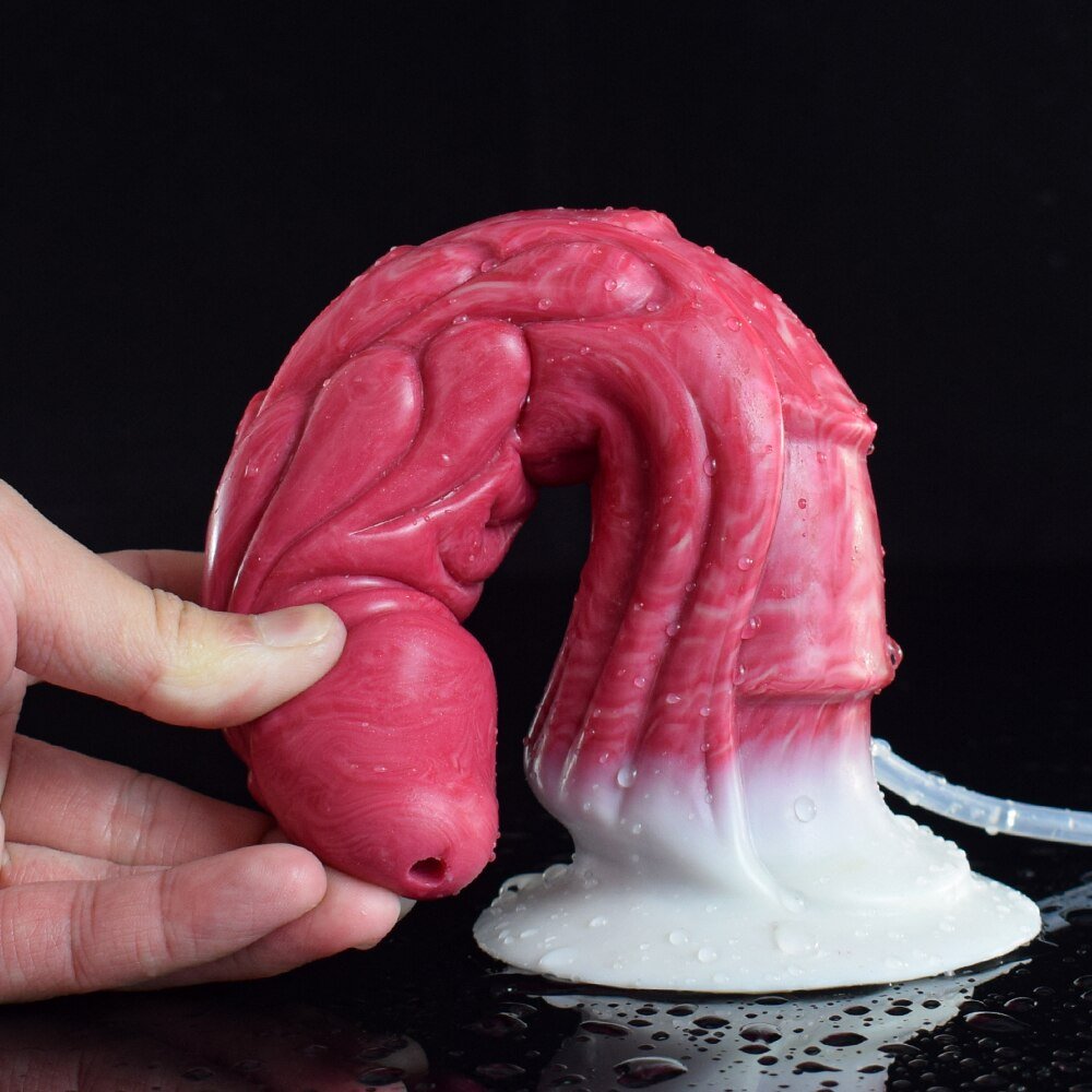 8 Inch Red Ejaculating Dragon Dildo