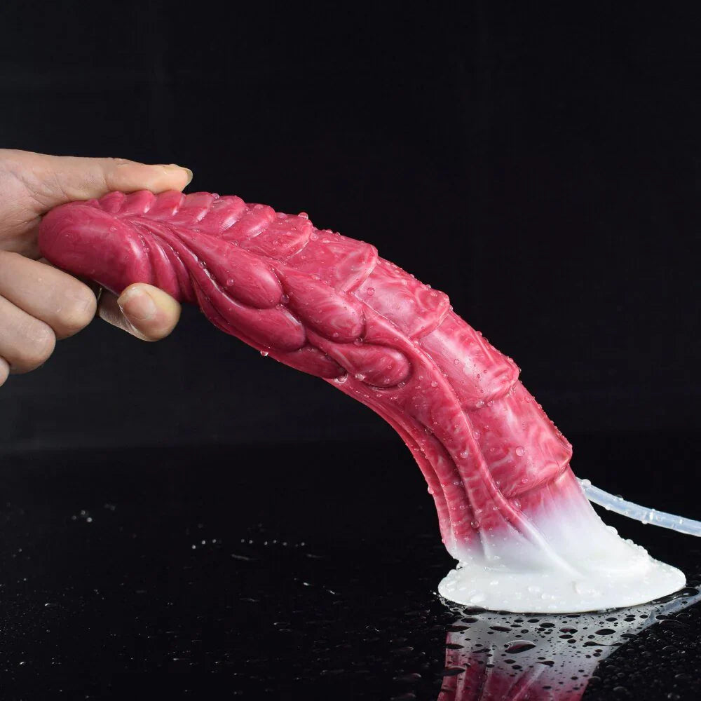 8 Inch Red Ejaculating Dragon Dildo