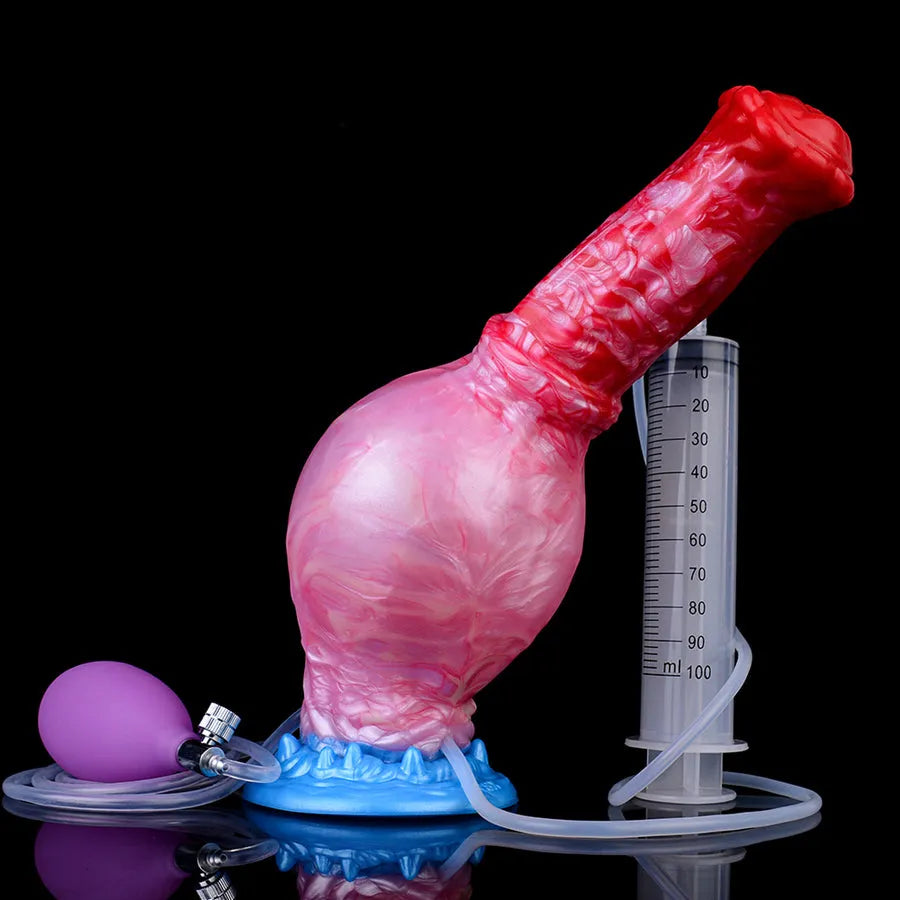 10 Inch Fantasy Inflatable Horse Squirting Dildo
