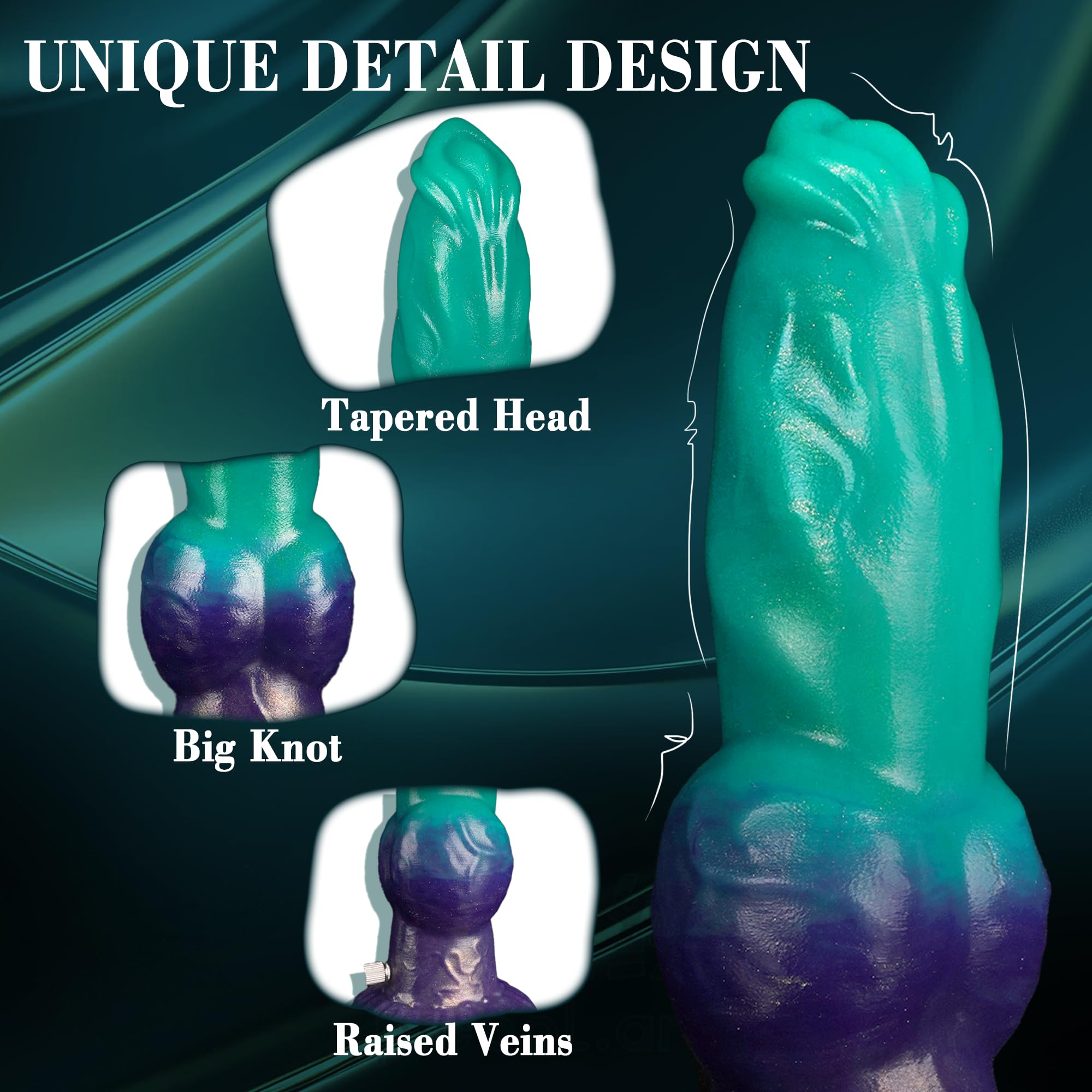 Fantasy Monster Dog Knot Inflatable Dildo