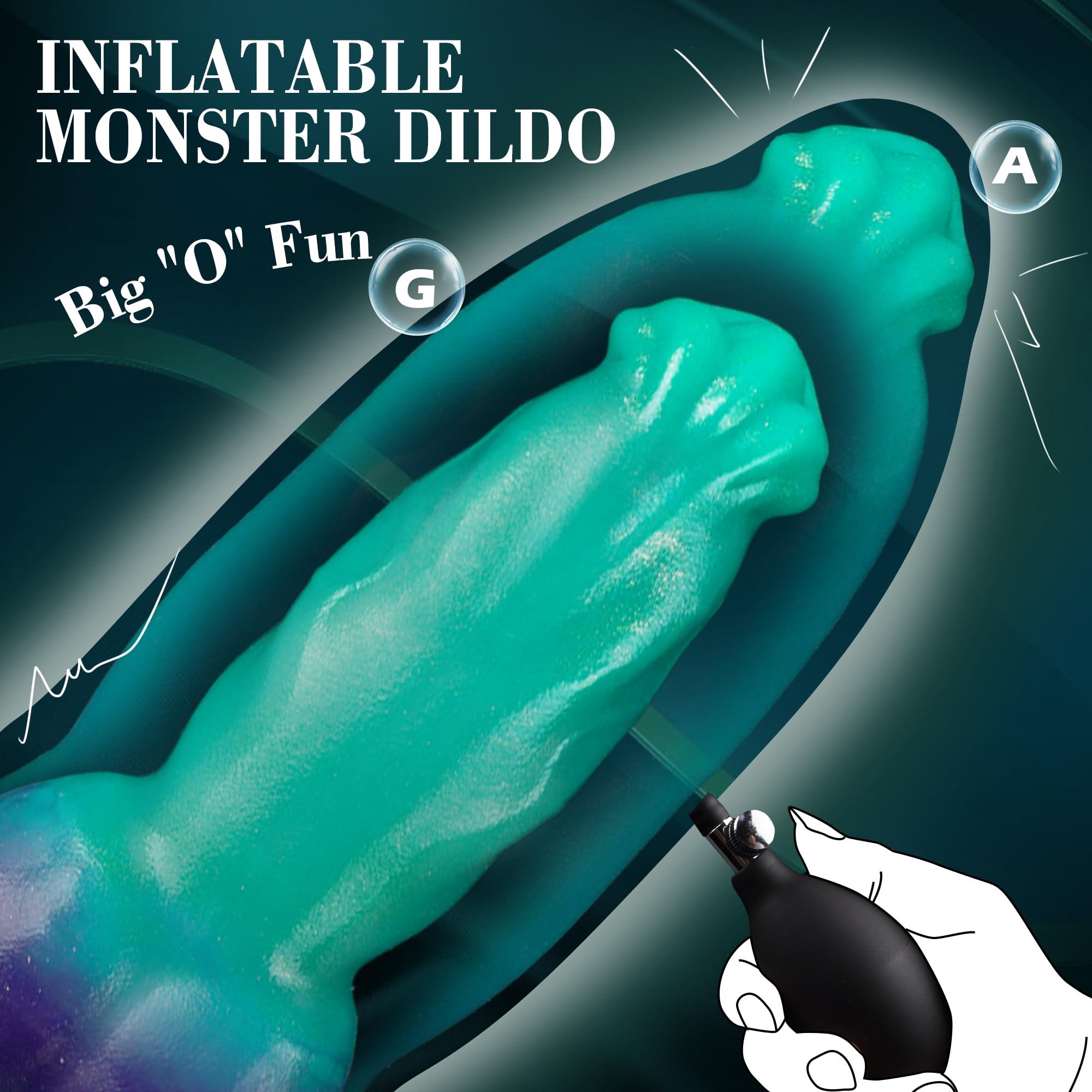 Fantasy Monster Dog Knot Inflatable Dildo