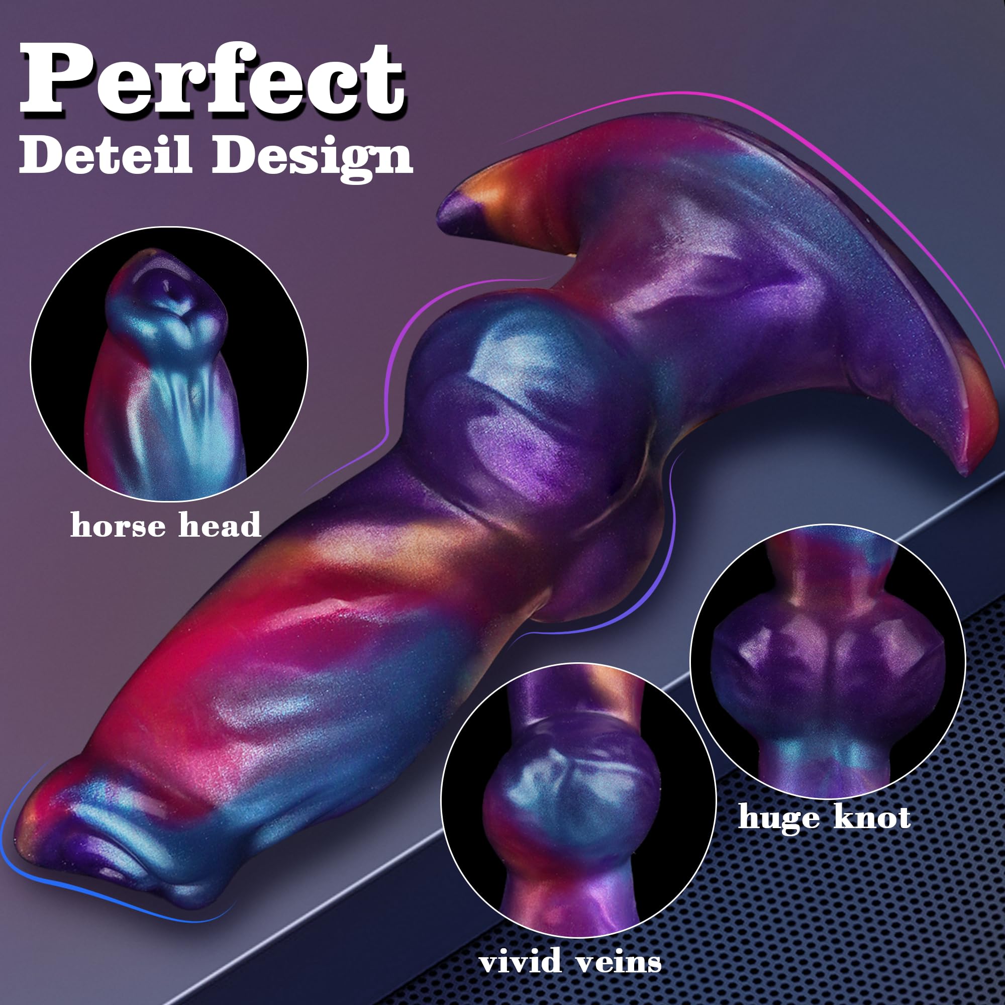 6 Inch Fantasy Dog Knot Inflatable Anal Plug