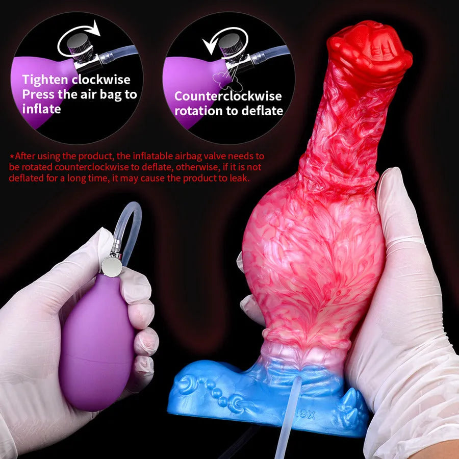 8 Inch Fantasy Horse Ejaculating Dildo