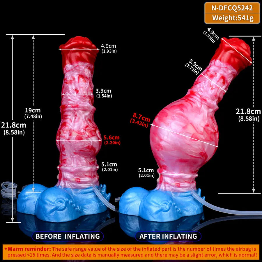 8 Inch Fantasy Horse Ejaculating Dildo