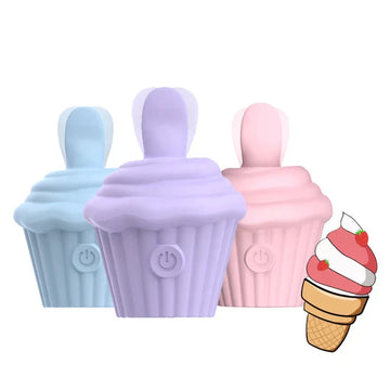 Cupcake Female Nipples Clit Tease Vibrator