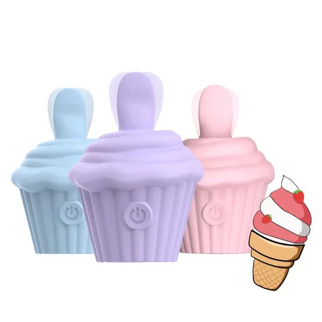 Cupcake Female Nipples Clit Tease Vibrator