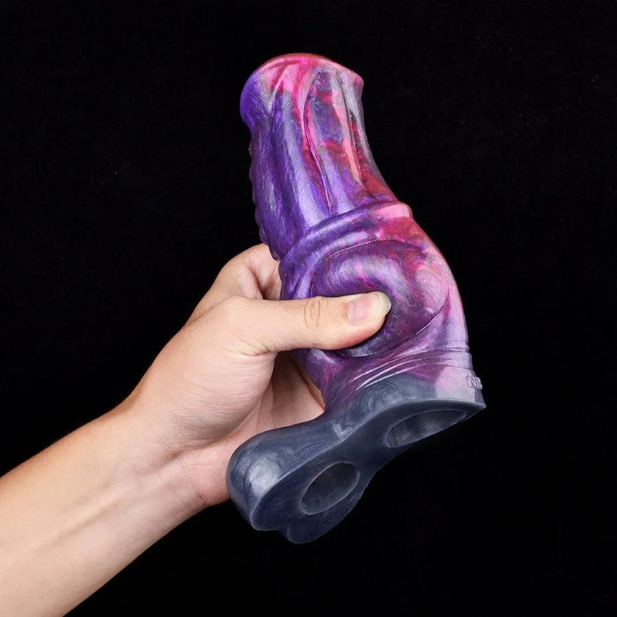 6 Inch Purple Huge Monster Penis Sleeve