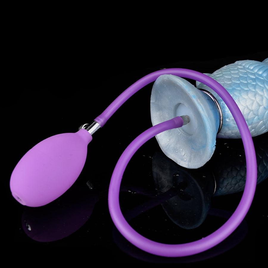 Blue Fantasy Carp Creature Ovipositor Dildo