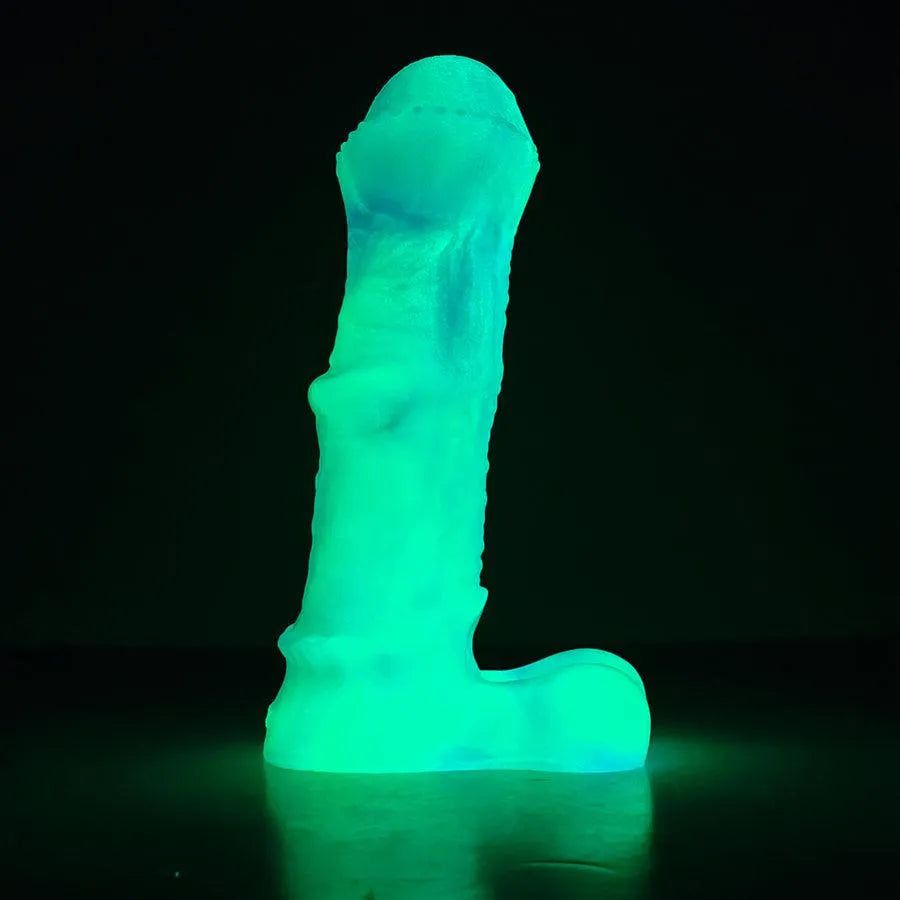 8 Inch Glow in the Dark Horse Cock Penis Sleeve