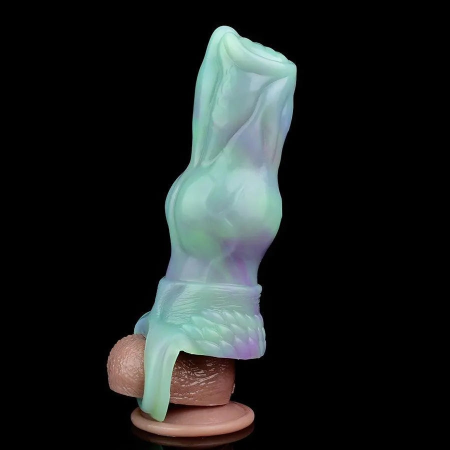 Luminous Creature Dog Cock Penis Sleeve Extension
