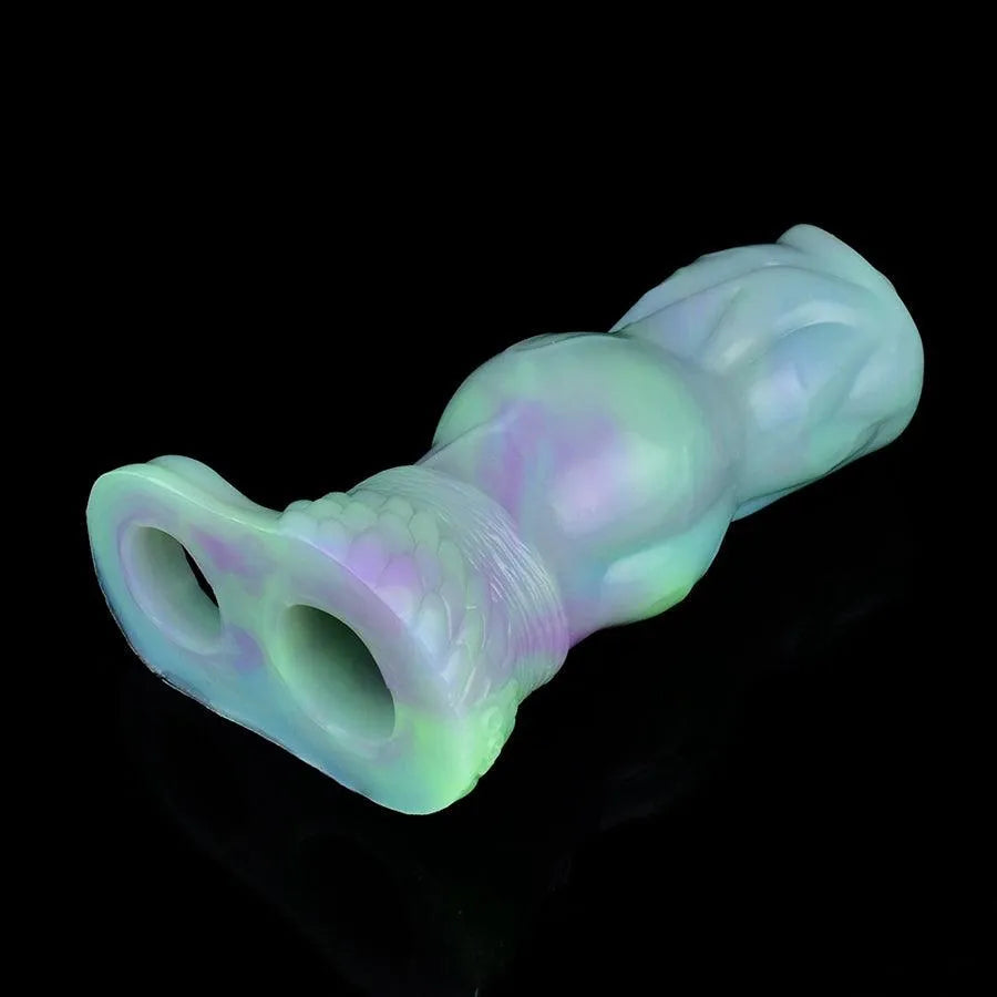Luminous Creature Dog Cock Penis Sleeve Extension