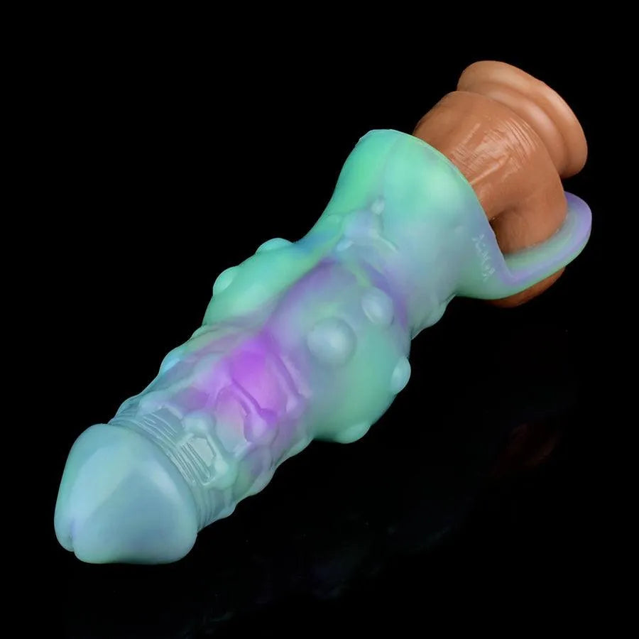 Luminous Alien Dog Raised Penis Extender