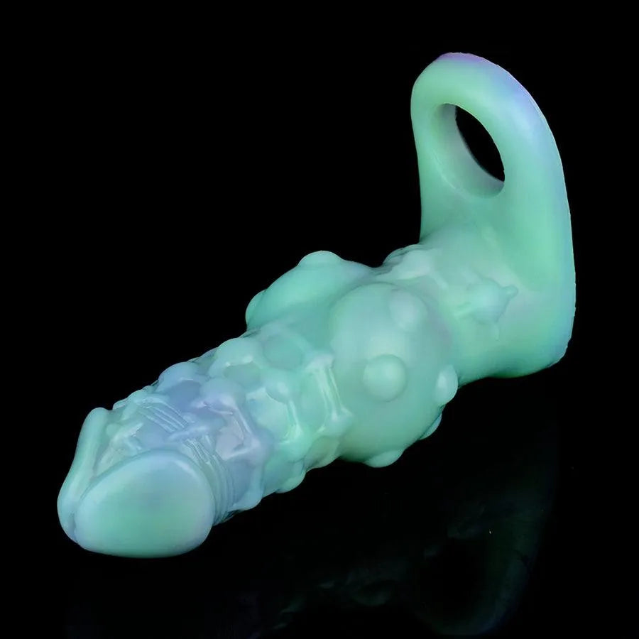 Luminous Alien Dog Raised Penis Extender