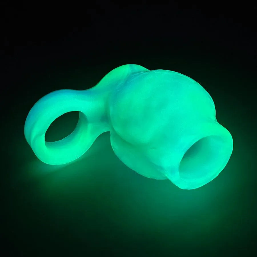 Luminous Giant Thick Silicone Penis Sleeve
