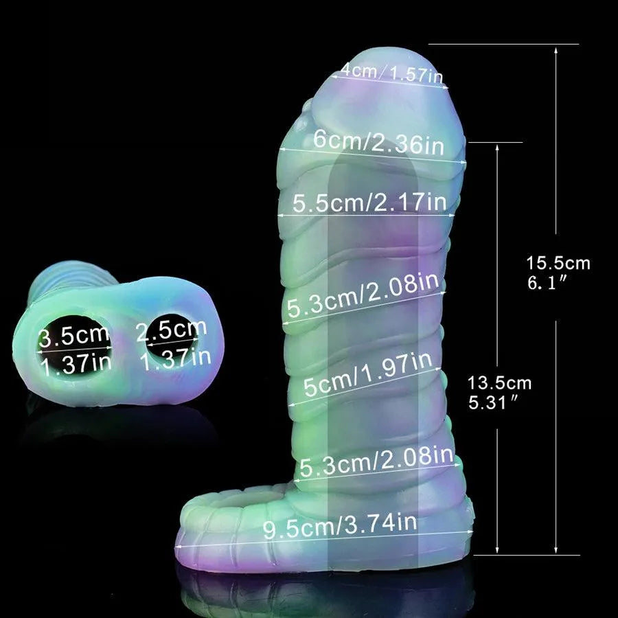 Luminous Fantasy Alien Silicone Penis Sleeve
