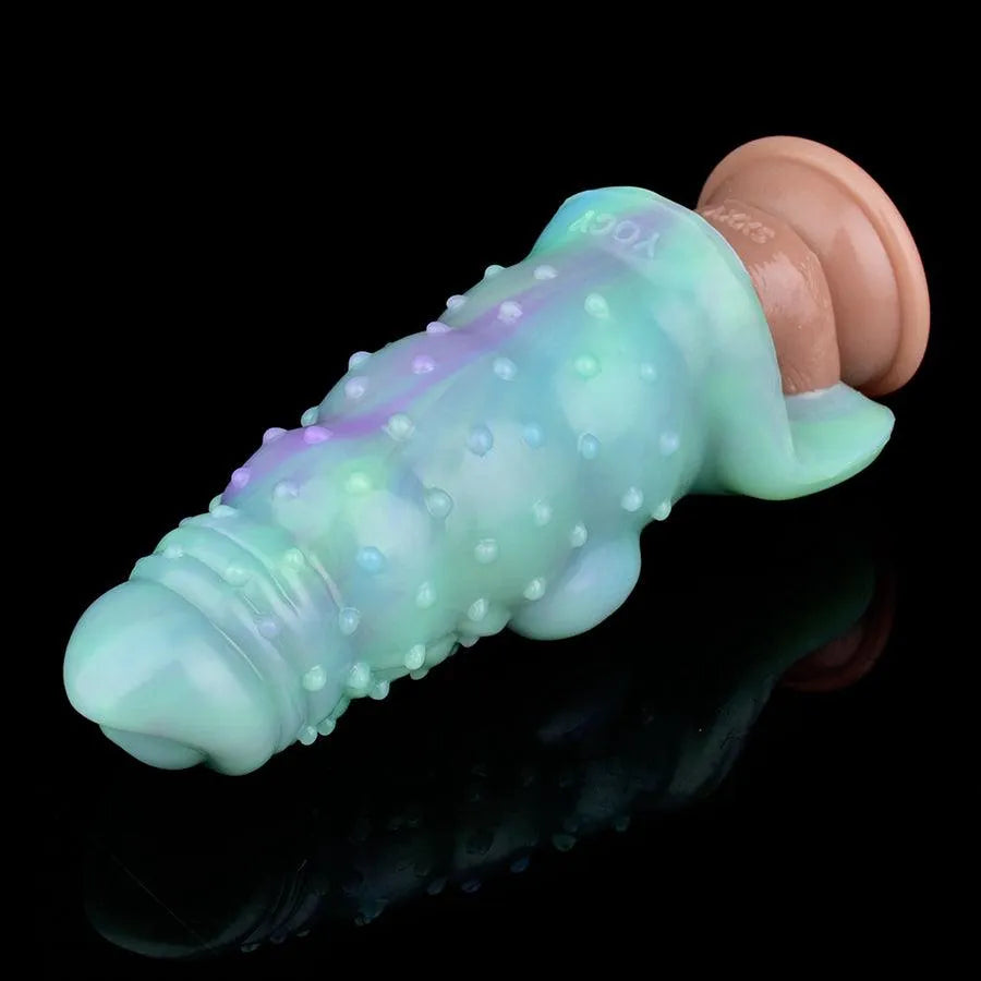 Glow In The Dark Alien Spiked Penis Sleeve