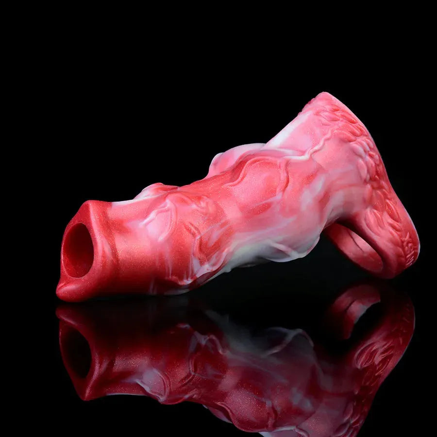 Double Knot Wolf Silicone Penis Sleeve