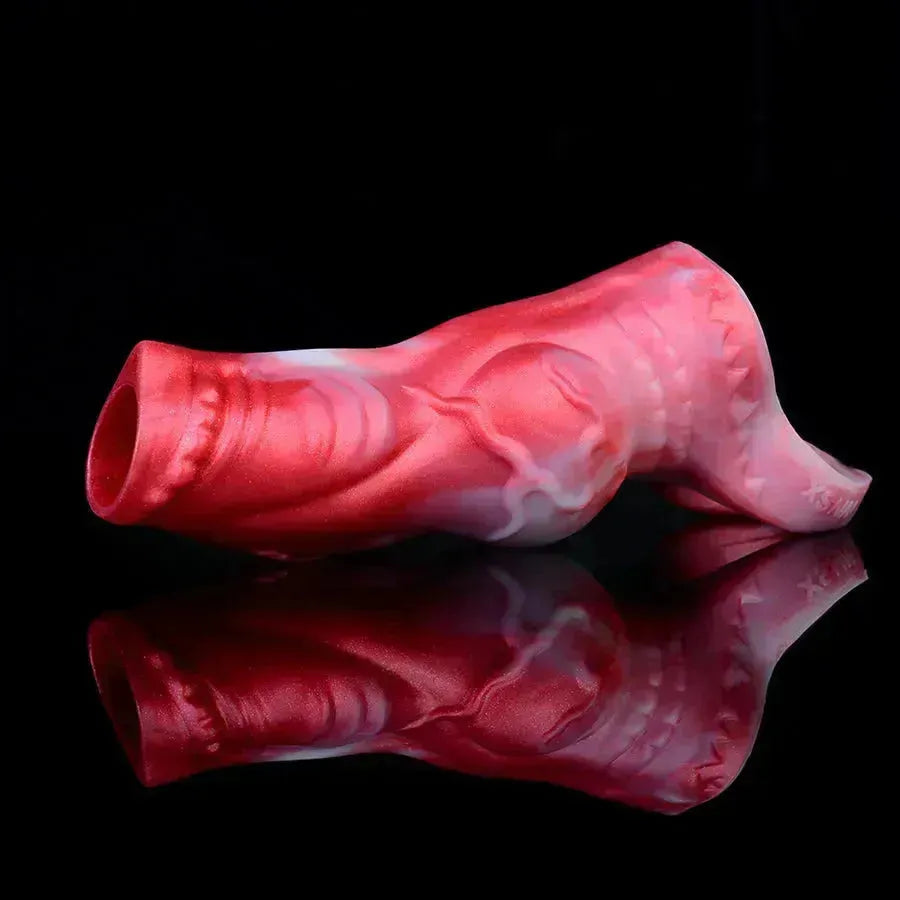 Soft Silicone Dog Knot Penis Extender Sleeve