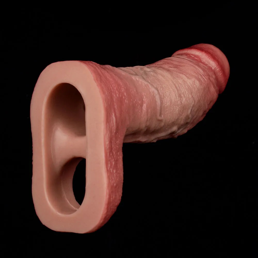 Thick Realistic Cock Male Penis Enlargement Sleeve—Multiple sizes