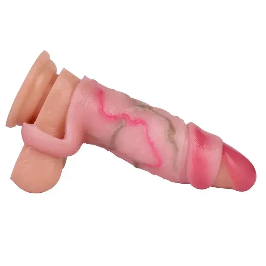 Lifelike Silicone Male Long-Lasting Penis Sleeve