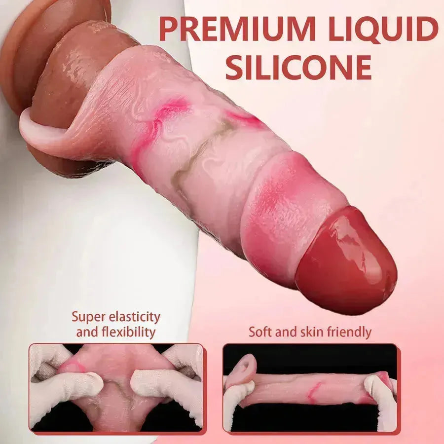Thick Penis Sleeve Realistic Silicone Delay Set