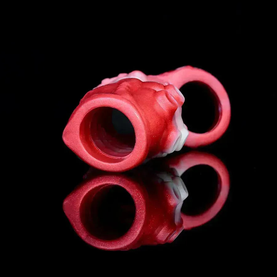 Red Tentacle Monster Open Penis Sleeve