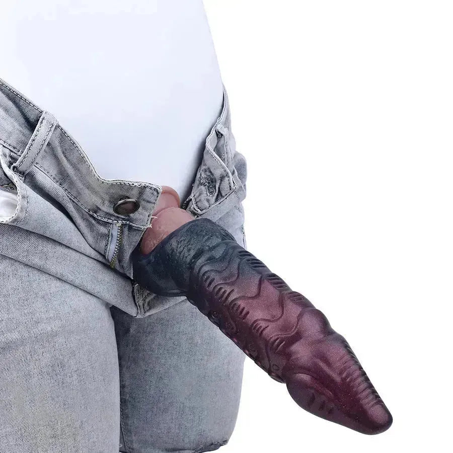 8 Inch Pointed Monster Tentacle Penis Extension Sleeve