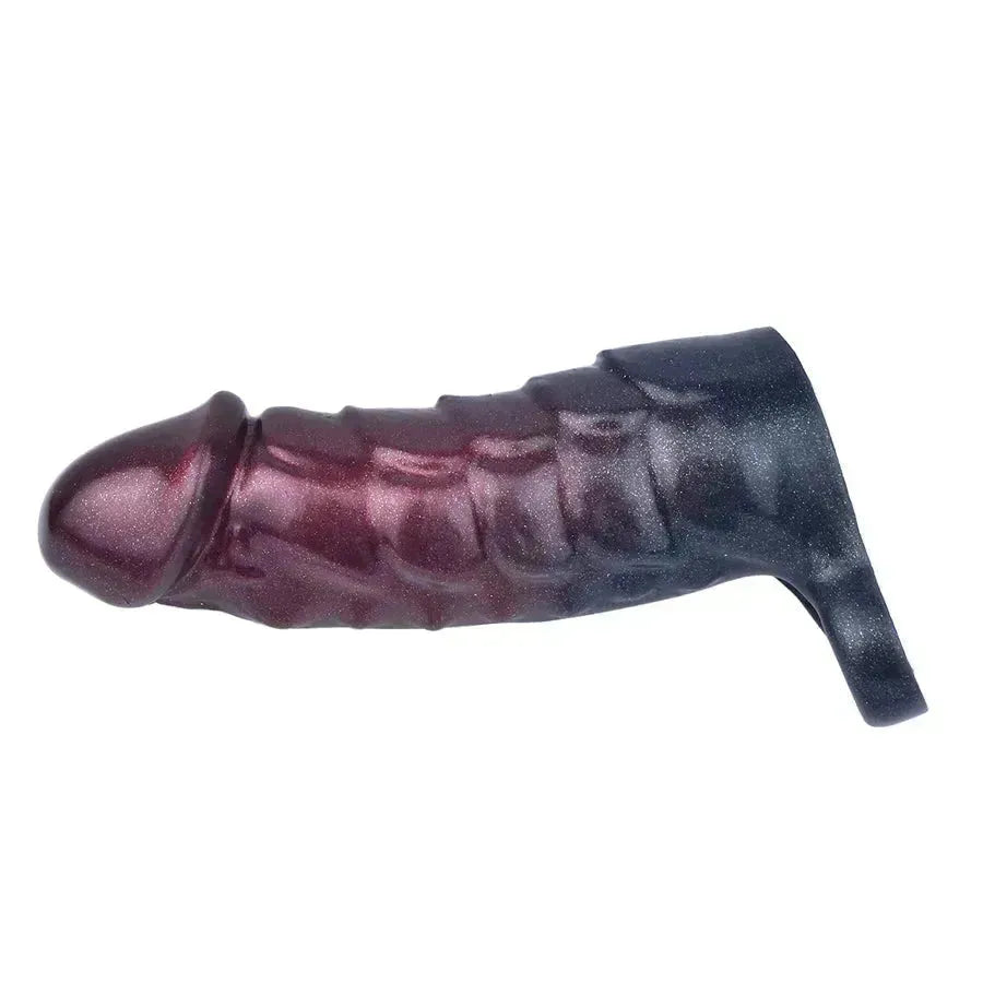 Dragon Pattern Hollow Simulated Penis Sleeve