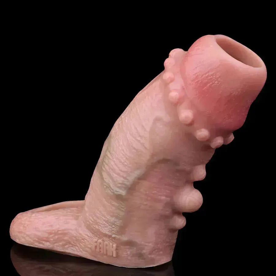 4.8 Inch Spiked Simulated Open Penis Sleeve