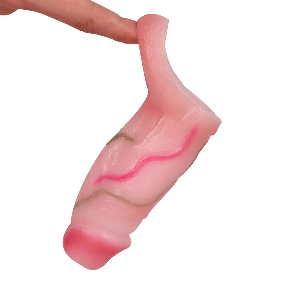 Realistic Soft Silicone Open Ended Penis Sleeve