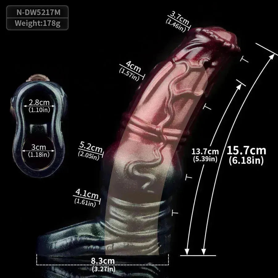 7 Inch Horse Knot Fantasy Penis Sleeve