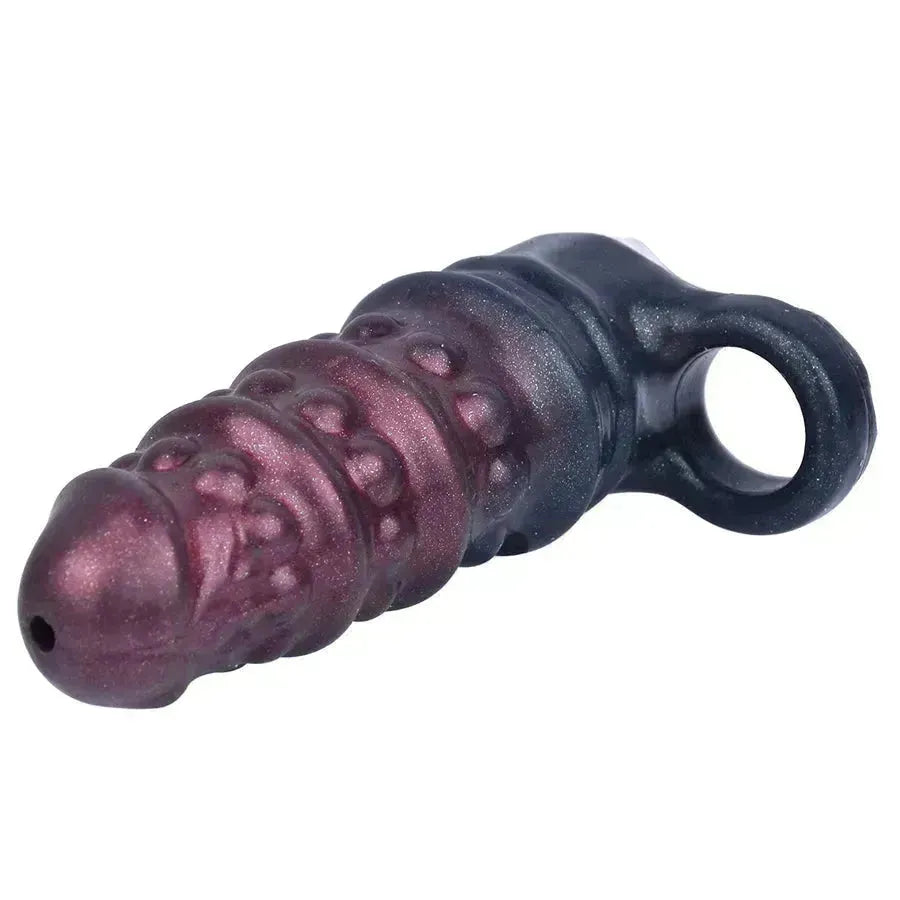 Threaded Raised Silicone Delay Penis Sleeve