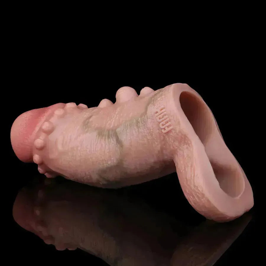 4.8 Inch Spiked Simulated Open Penis Sleeve