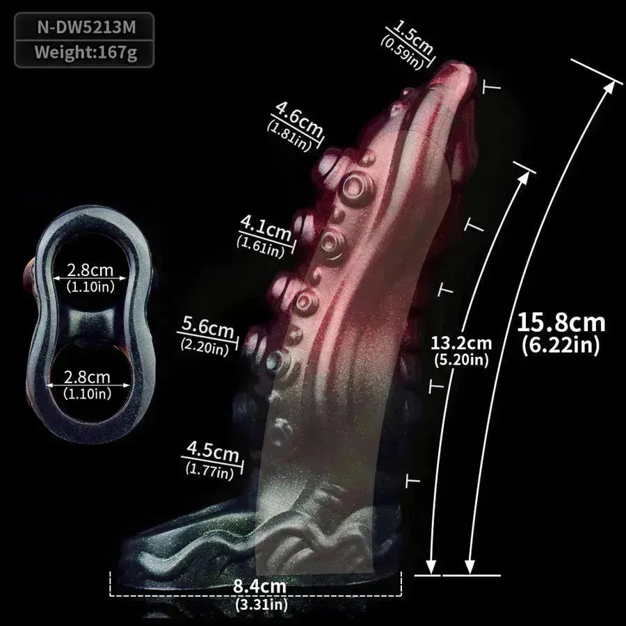7 Inch Tentacle Monster Penis Extension Sleeve