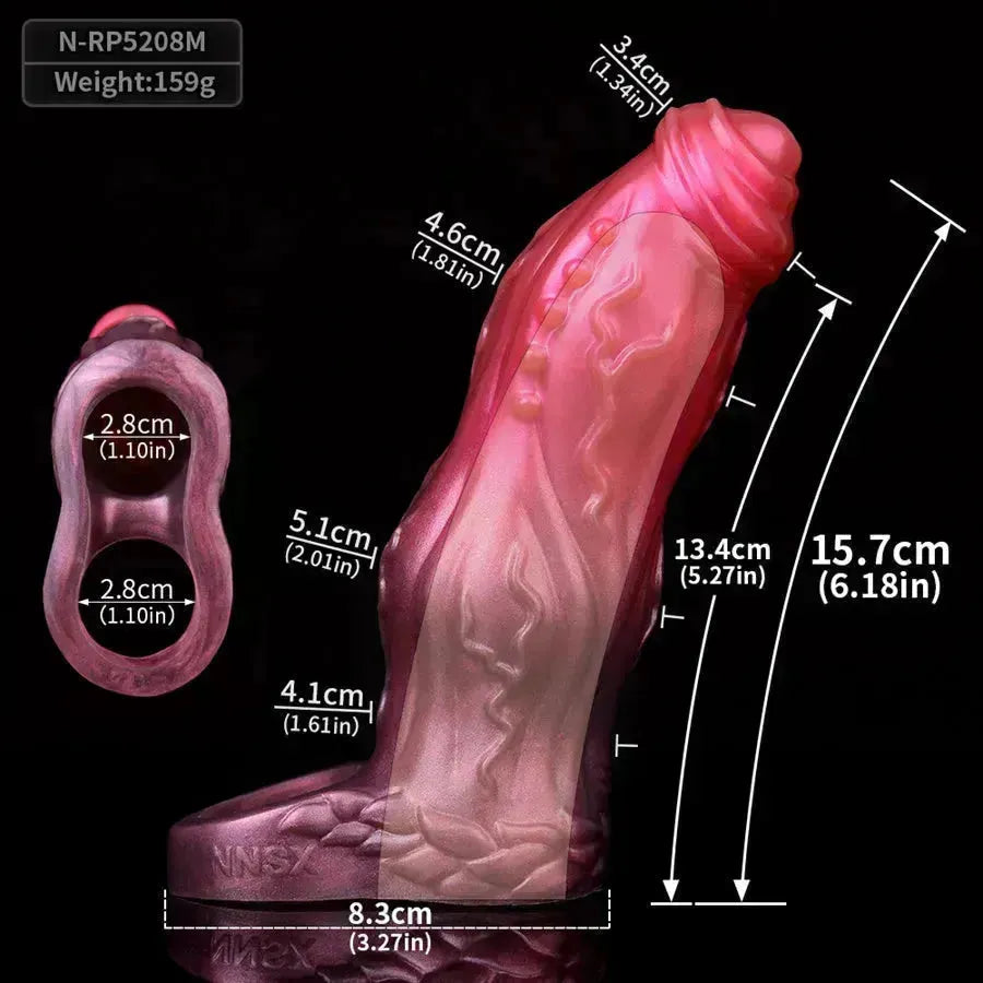 6 Inch Monster Dog Knot Penis Sleeve