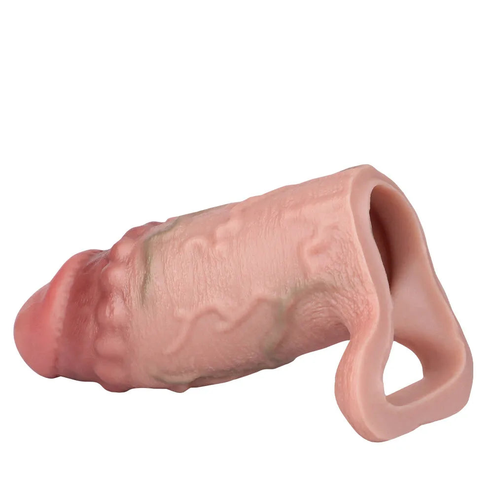 Silicone Realistic Cock Enlargement Penis Sleeve
