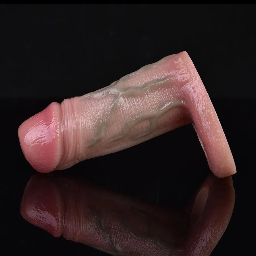 Men Silicone Cock Training Penis Sleeve