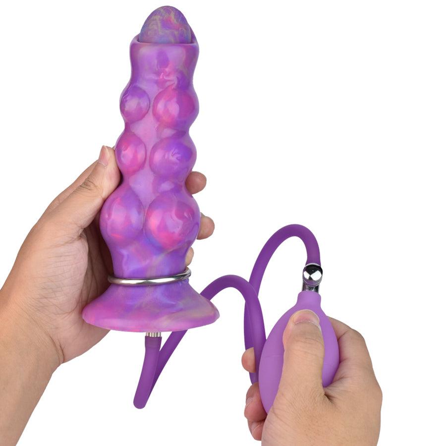 6 Inch Purple Knot Fantasy Ovipositor Toy