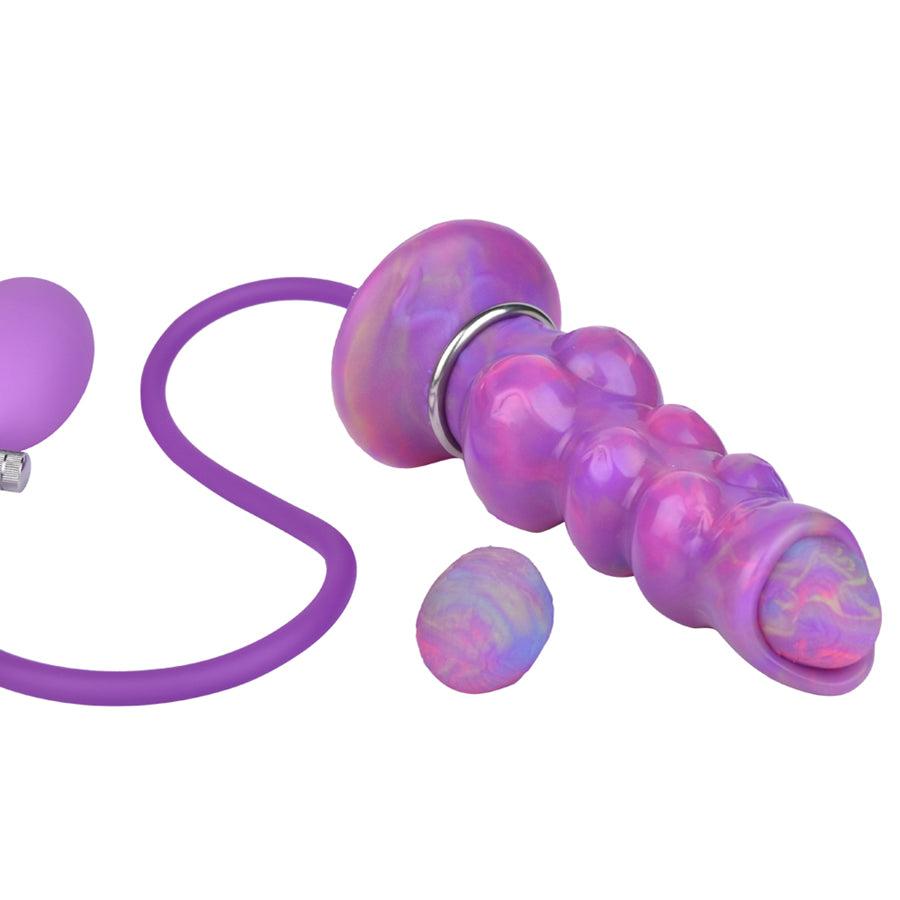 6 Inch Purple Knot Fantasy Ovipositor Toy