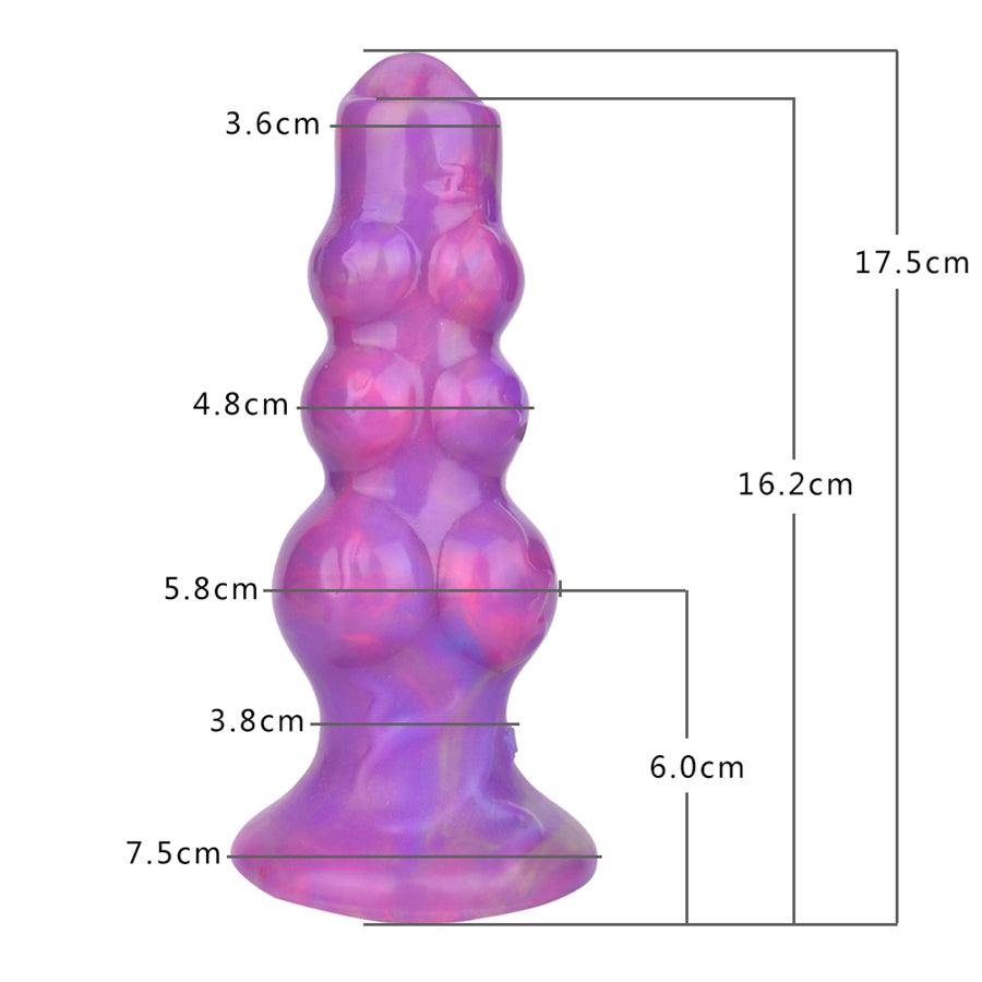 6 Inch Purple Knot Fantasy Ovipositor Toy
