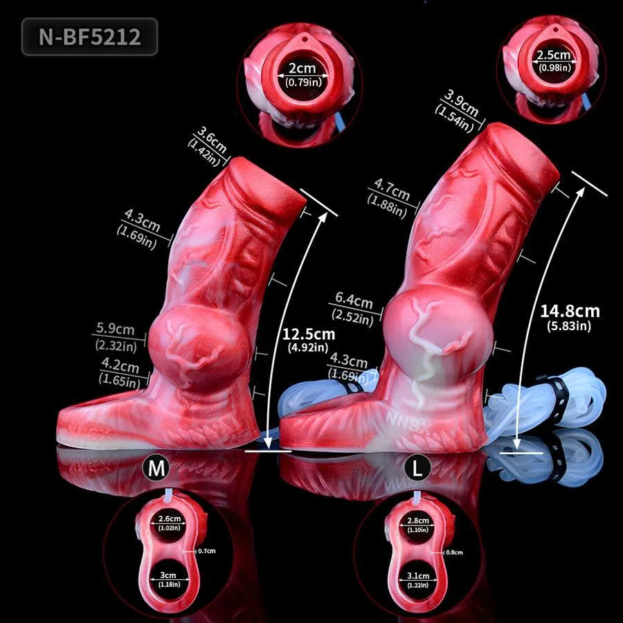Fantasy Dog Knot Squirting Penis Sleeve