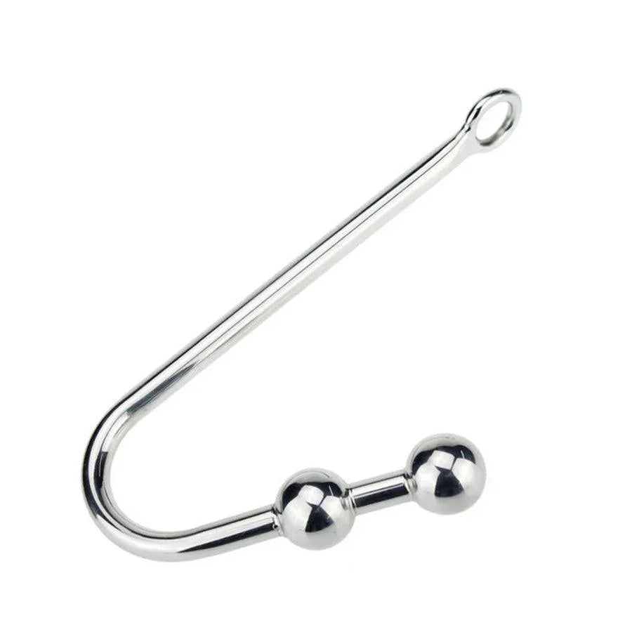 Round Beaded Stainless Steel Anal Hook