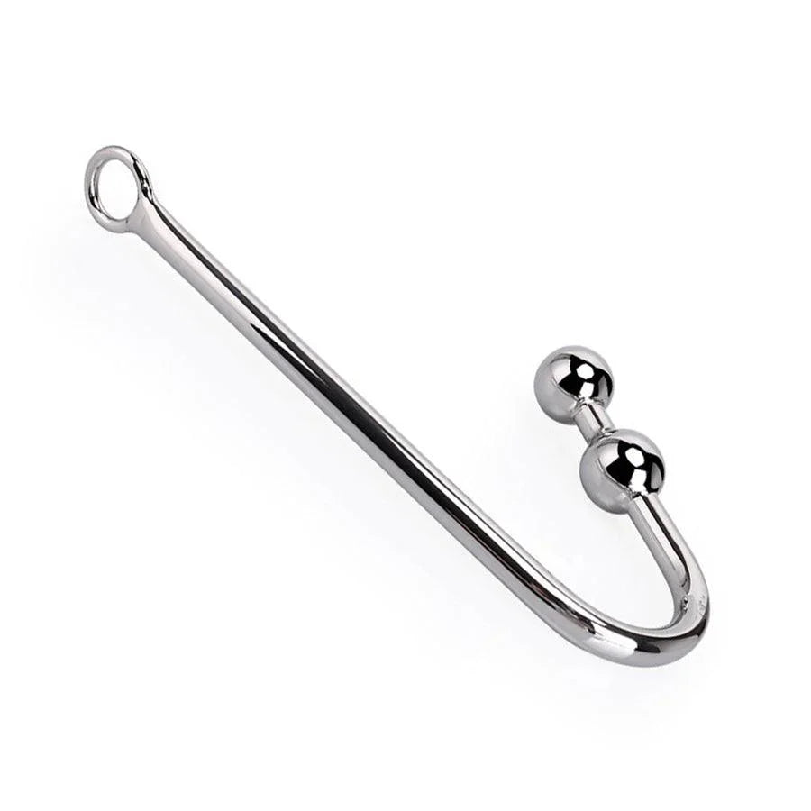 Round Beaded Stainless Steel Anal Hook