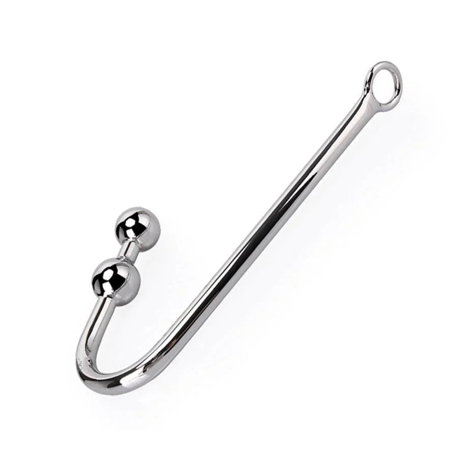 Round Beaded Stainless Steel Anal Hook