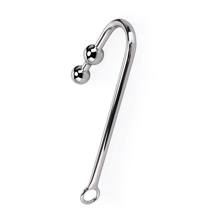 Round Beaded Stainless Steel Anal Hook