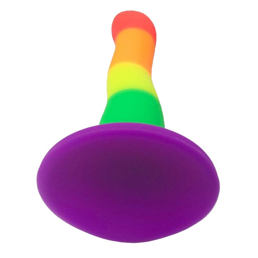 7 Inch Rainbow Twisted Anal Dildo