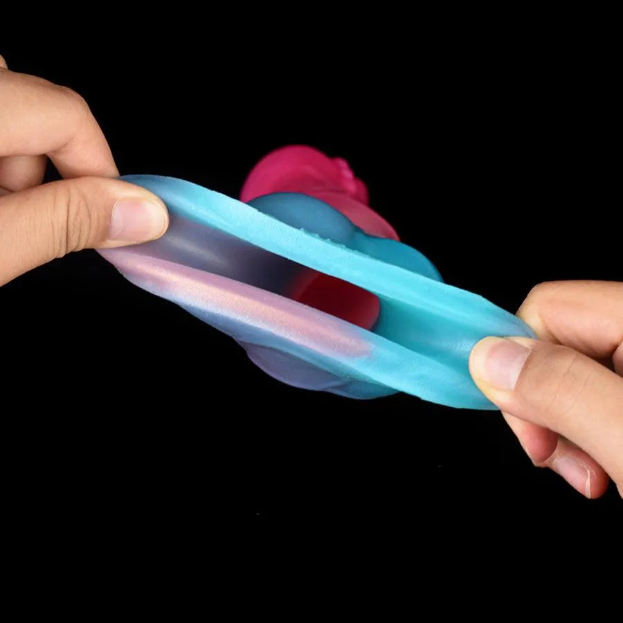 Pink Silicone Delay Horse Cock Sleeve