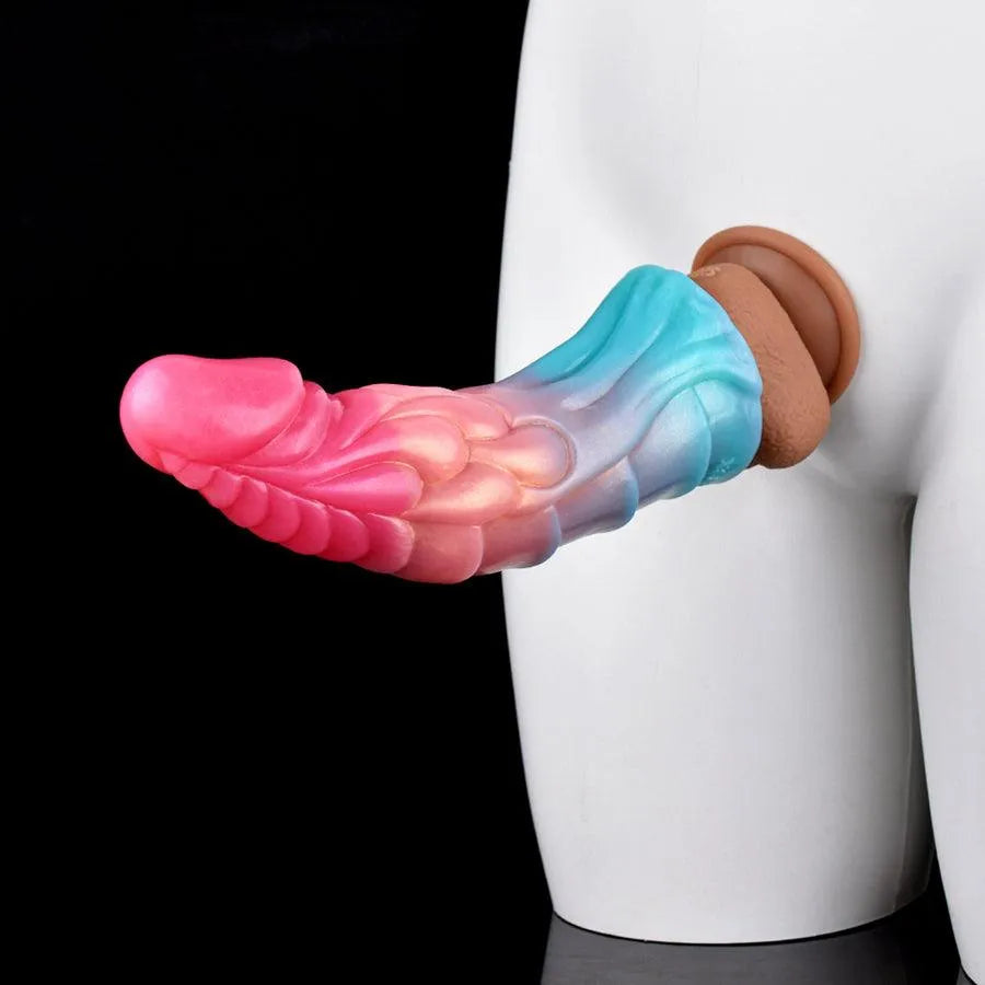8 Inch Dragon Shaped Monster Silicone Penis Sleeve