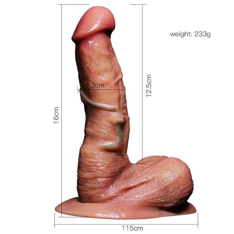 6 Inch Silicone Senior Realistic Small Dildo